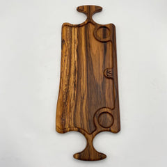 HAWAII Serving Board African Wood 670 x 250 x 20 - MADE IN BRITAIN - FREE PERSONALISATION