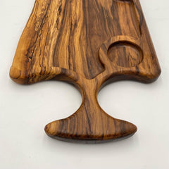 HAWAII Serving Board African Wood 670 x 250 x 20 - MADE IN BRITAIN - FREE PERSONALISATION