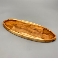 BOAT Serving Dish Yew Tree 497 x 178 x 25 - MADE IN BRITAIN - FREE PERSONALISATION