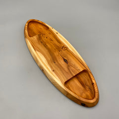 BOAT Serving Dish Yew Tree 497 x 178 x 25 - MADE IN BRITAIN - FREE PERSONALISATION