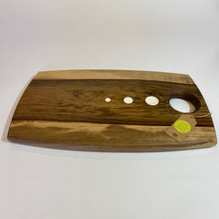 MOON Chopping Board Walnut 500 x 290 - MADE IN BRITAIN - FREE PERSONALISATION