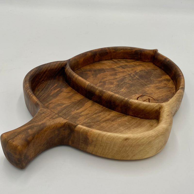 ACORN Serving Dish Walnut 350 x 240 x 40 - MADE IN BRITAIN - FREE PERSONALISATION