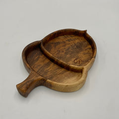 ACORN Serving Dish Walnut 350 x 240 x 40 - MADE IN BRITAIN - FREE PERSONALISATION