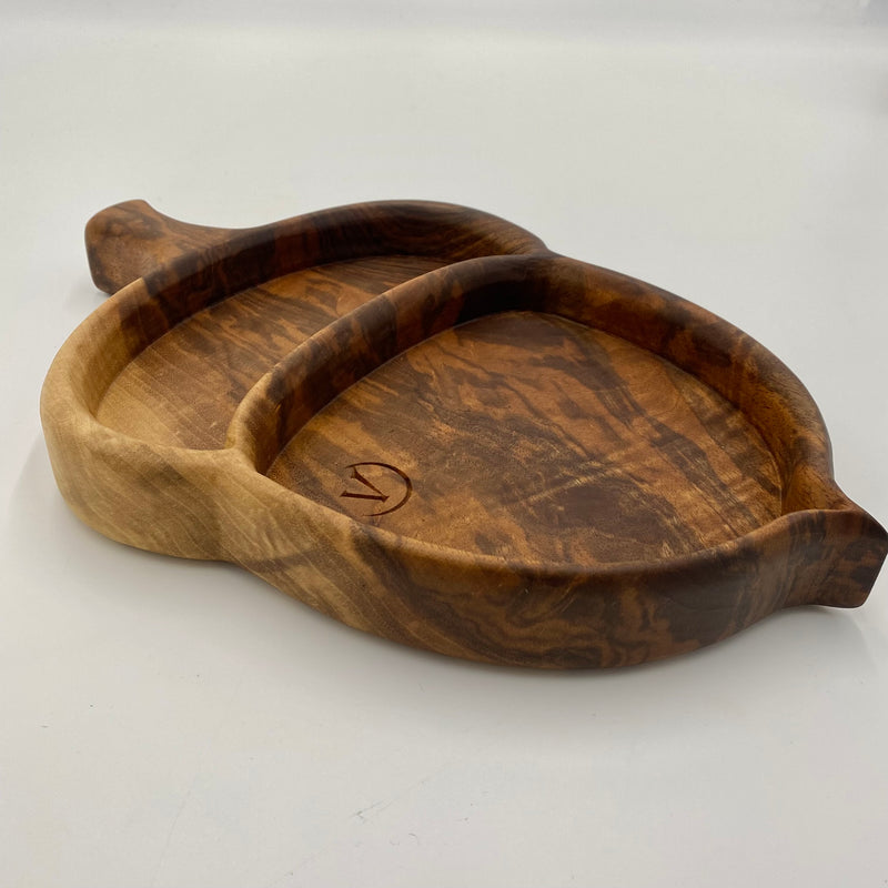 ACORN Serving Dish Walnut 350 x 240 x 40 - MADE IN BRITAIN - FREE PERSONALISATION