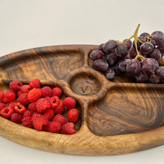 LUNA Serving Dish Walnut 460 x 250 x 40 - MADE IN BRITAIN - FREE PERSONALISATION