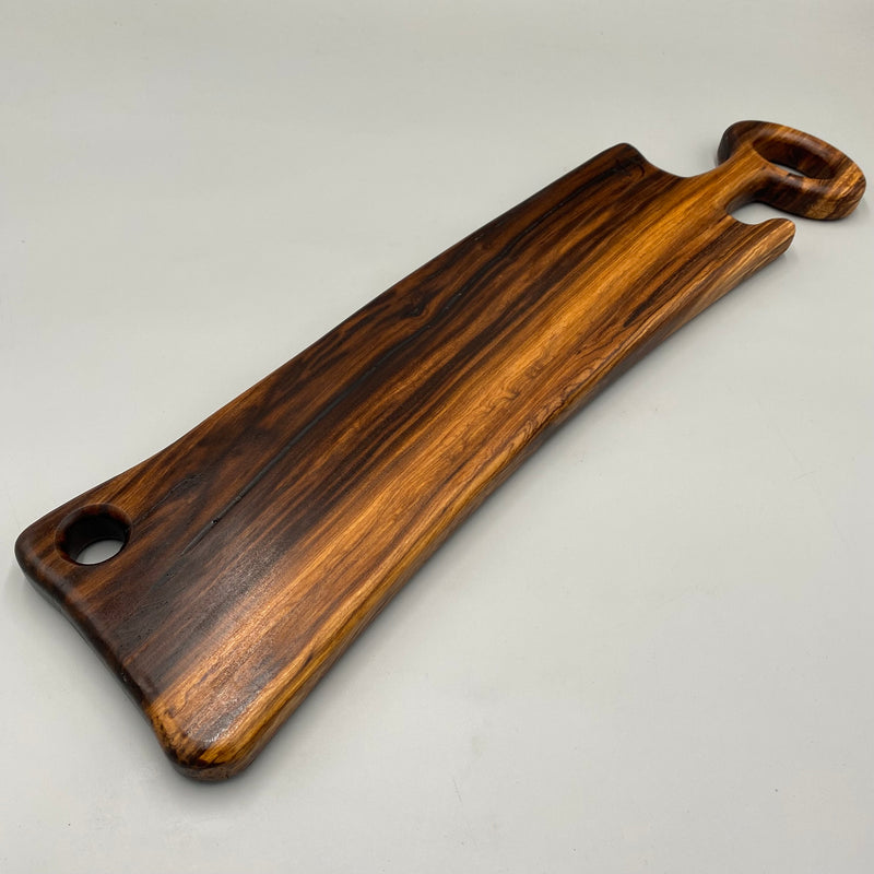 ARIZONA_2 Serving / Cutting Board African Wood 600 x 130 x 25 - MADE IN BRITAIN