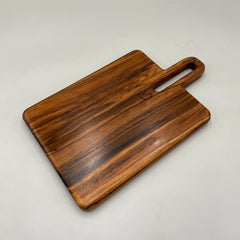 FUNCHAL Chopping Board Ash or African Wood 400 x 250 x 27 - MADE IN BRITAIN - FREE PERSONALISATION