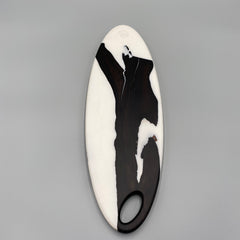 INDIANA Serving / Chopping Board Leadwood & Epoxy Resin 545 x 180 x 20 - MADE IN BRITAIN - FREE PERSONALISATION
