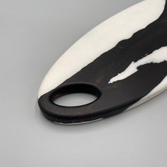 INDIANA Serving / Chopping Board Leadwood & Epoxy Resin 545 x 180 x 20 - MADE IN BRITAIN - FREE PERSONALISATION