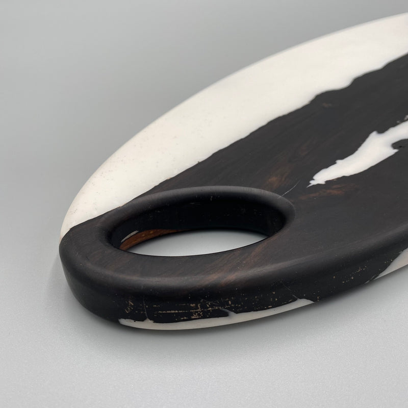 INDIANA Serving / Chopping Board Leadwood & Epoxy Resin 545 x 180 x 20 - MADE IN BRITAIN - FREE PERSONALISATION