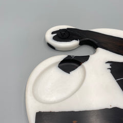 OHIO Serving / Chopping Board Leadwood & Epoxy Resin 300 x 300 x 20 - MADE IN BRITAIN - FREE PERSONALISATION