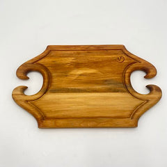 CRAB Serving Dish African Wood 400 x 250 x 17 - MADE IN BRITAIN - FREE PERSONALISATION