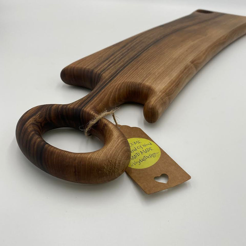 FRIENDS Serving Board Walnut 590 x 140 - MADE IN BRITAIN - FREE PERSONALISATION