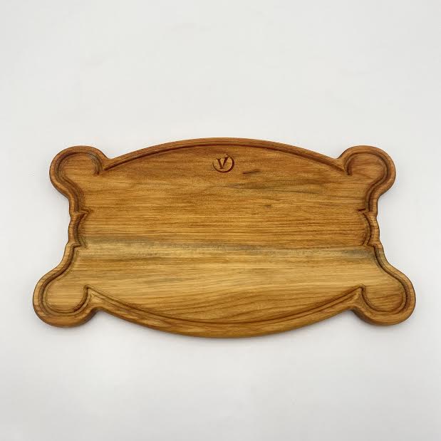 LOTUS Chopping Board African Wood 400 x 230 x 16 - MADE IN BRITAIN - FREE PERSONALISATION