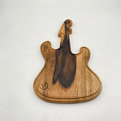 GUITAR Chopping Board Walnut 450 x 250 x 20 - MADE IN BRITAIN - FREE PERSONALISATION