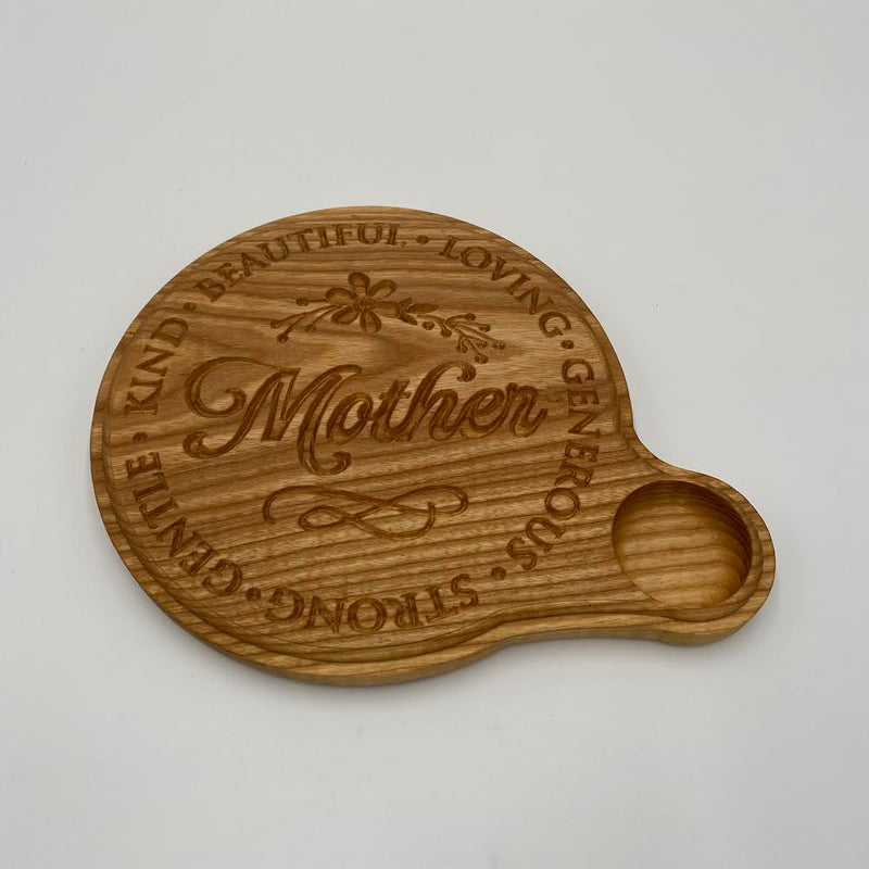 MUM Serving Board American Ash 300 - MADE IN BRITAIN - FREE PERSONALISATION