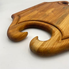 CRAB Serving Dish African Wood 400 x 250 x 17 - MADE IN BRITAIN - FREE PERSONALISATION