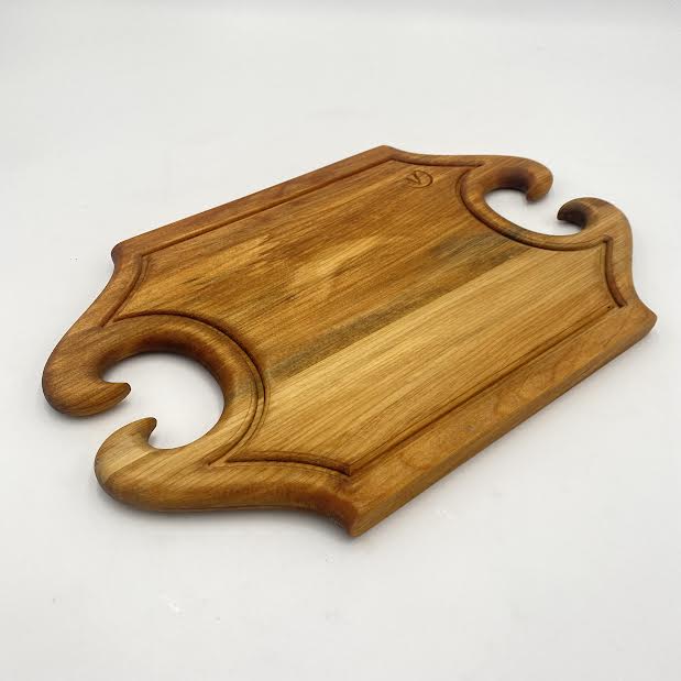 CRAB Serving Dish African Wood 400 x 250 x 17 - MADE IN BRITAIN - FREE PERSONALISATION