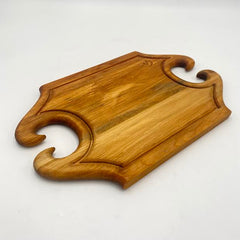 CRAB Serving Dish African Wood 400 x 250 x 17 - MADE IN BRITAIN - FREE PERSONALISATION